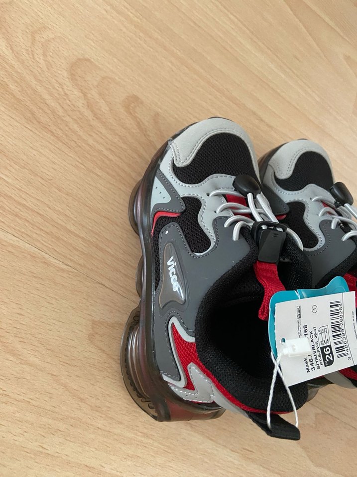 Erkek Çocuk Gri Spor Ayakkabı VİCCO - Görsel 4