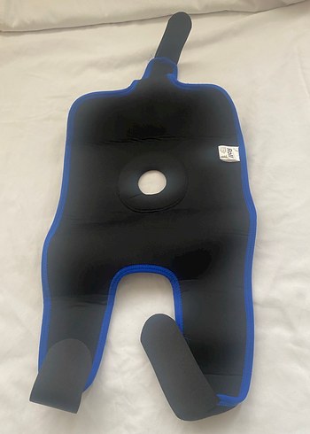 Mavi Biker Diz Koruyucu Velcro Bantlı - Görsel 4