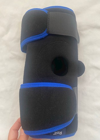 Mavi Biker Diz Koruyucu Velcro Bantlı - Görsel 3