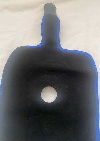 Mavi Biker Diz Koruyucu Velcro Bantlı - Görsel 6