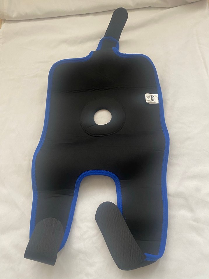 Mavi Biker Diz Koruyucu Velcro Bantlı - Görsel 4