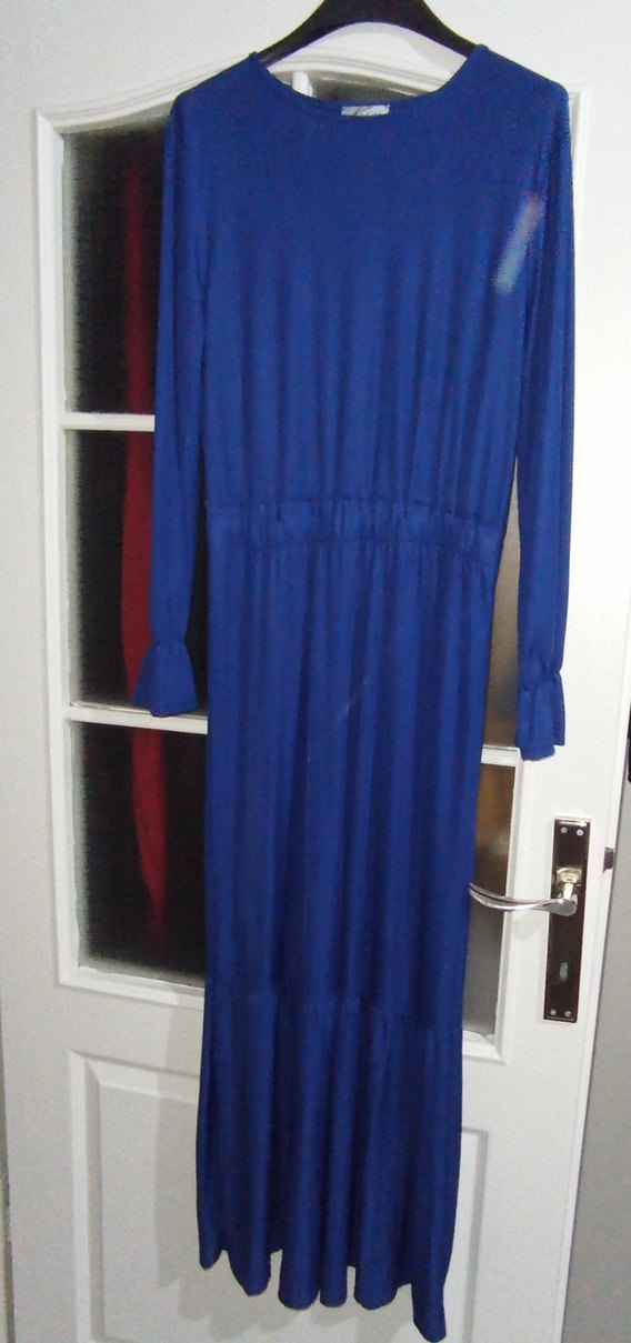 Kadın Lacivert Uzun Elbise - Görsel 4