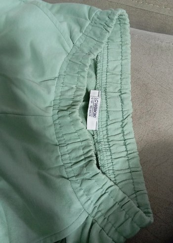 Yeşil Mini Rahat Kesim Kız Çocuk Eşofman Altı - Görsel 4