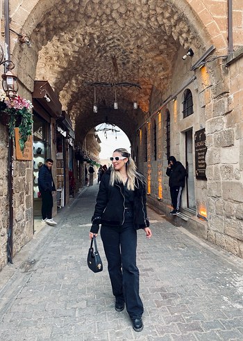 Siyah kot pantolon - Görsel 2