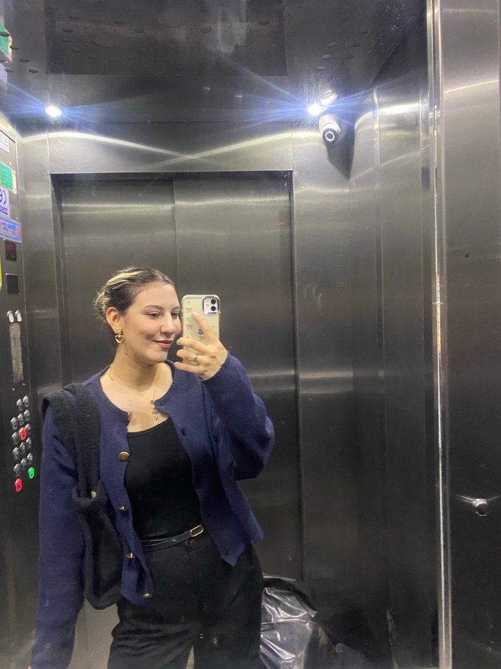 Siyah kumaş pantolon - Görsel 2