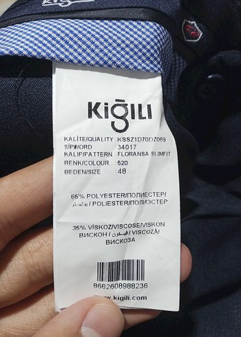 Kiğılı Takım Elbise SetiTişört+Kravat+Mendil
Sıfır Ayarında - Görsel 12