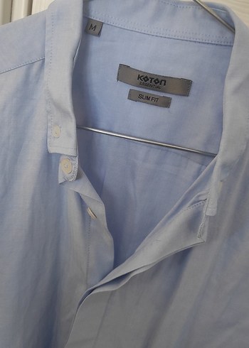 Koton Mavi Erkek Gömlek - Görsel 2