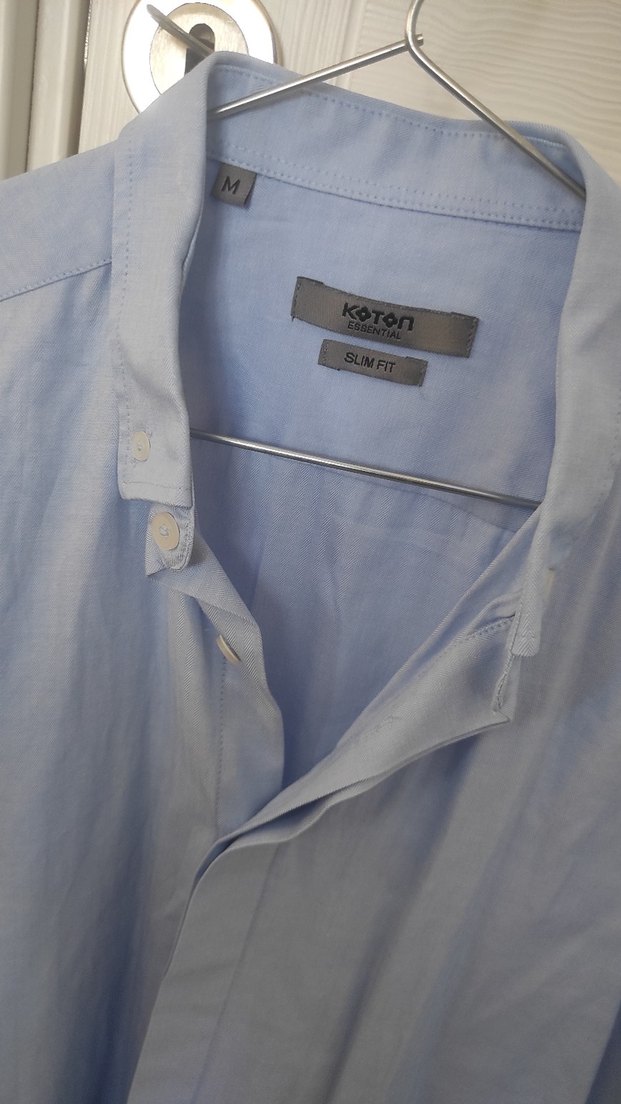 Koton Mavi Erkek Gömlek - Görsel 2
