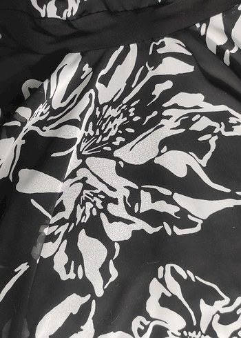 Peron Şifon Askılı Gece Elbisesi - Görsel 6