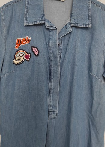 LCW Jeans Mavi Denim Elbise - Görsel 2