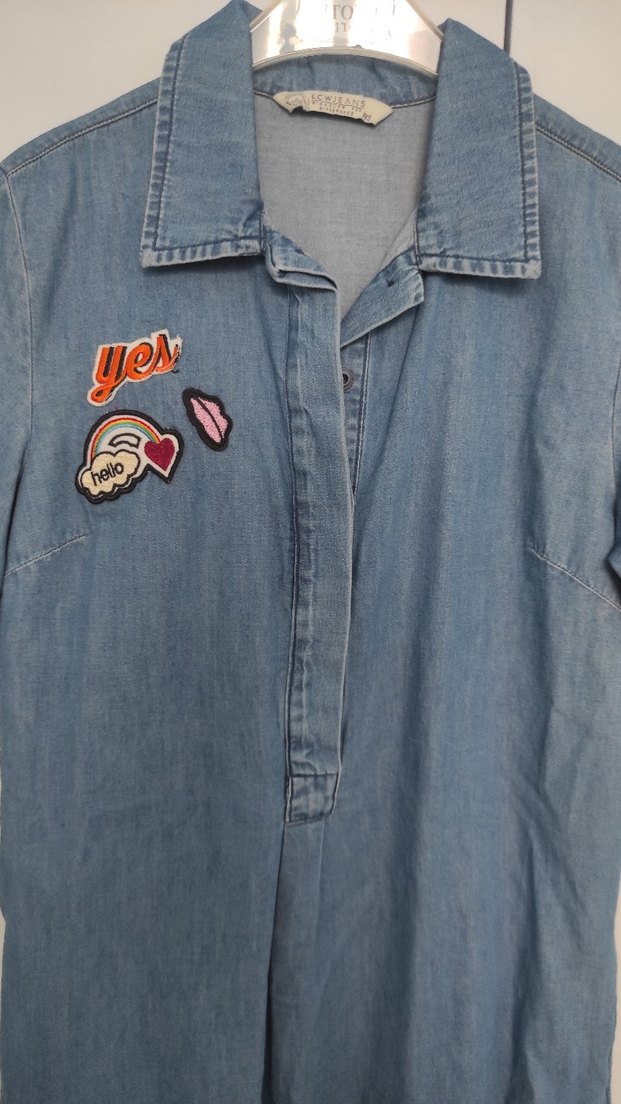 LCW Jeans Mavi Denim Elbise - Görsel 2