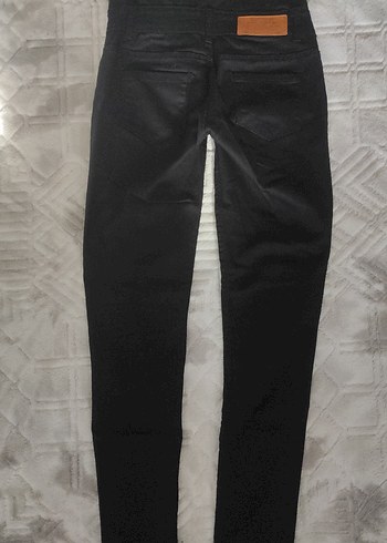 Siyah Yüksek Bel Kadın Pantolon - Görsel 6