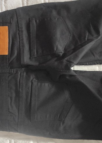 Siyah Yüksek Bel Kadın Pantolon - Görsel 3