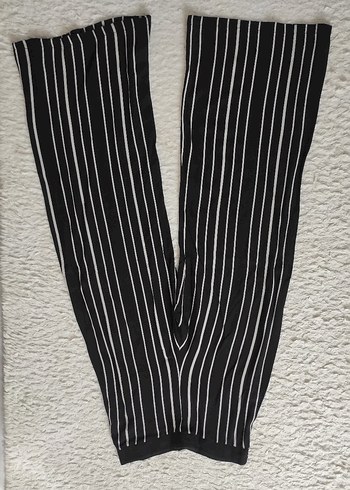 Kadın Çizgili Kumaş Pantolon - Görsel 4