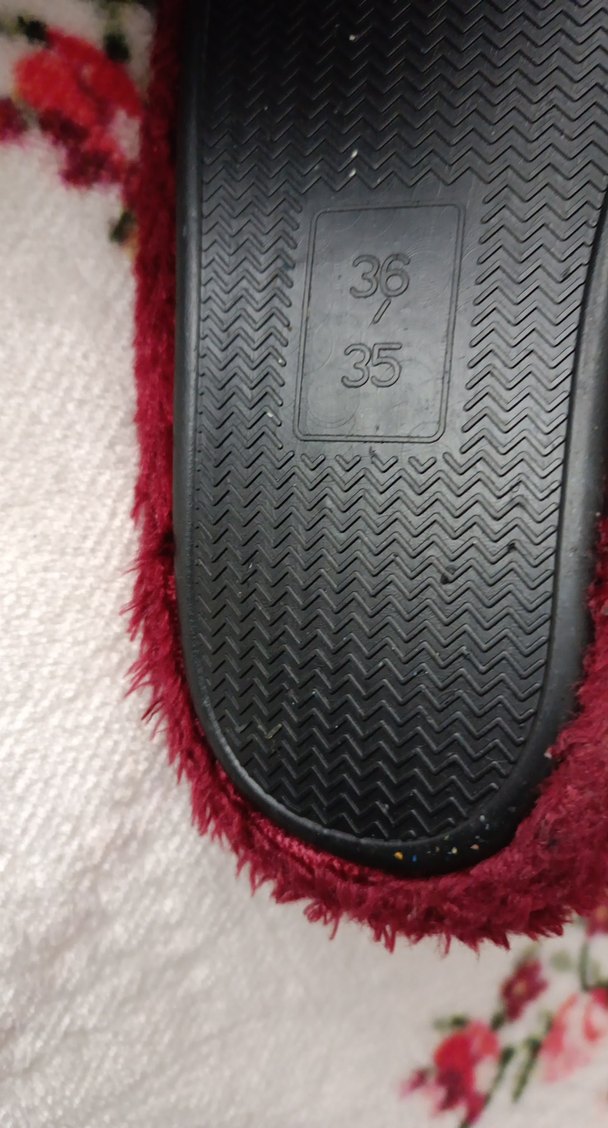 Bordo Kürklü Kız Çocuk Ev Terliği - Görsel 2