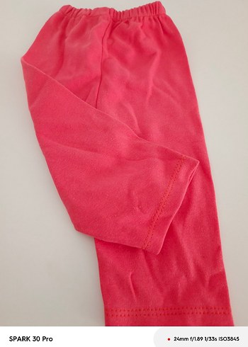 Kız Çocuk Kırmızı Sıcak Tayt - Görsel 2