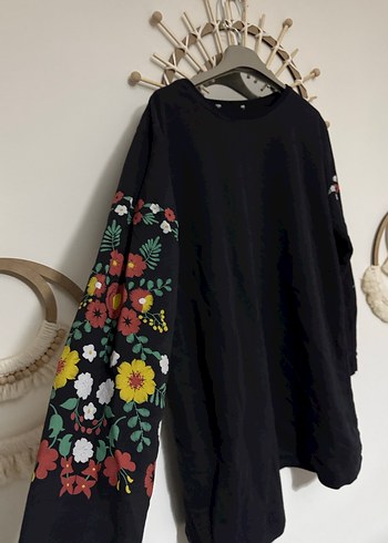 Çiçek İşlemeli Bohem elbise - Görsel 2