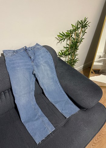 Kadın Mavi Regular Fit Denim Pantolon - Görsel 2
