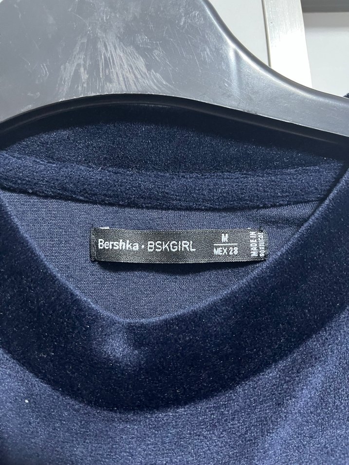 Lacivert Yarım Kollu mini elbise - Görsel 3