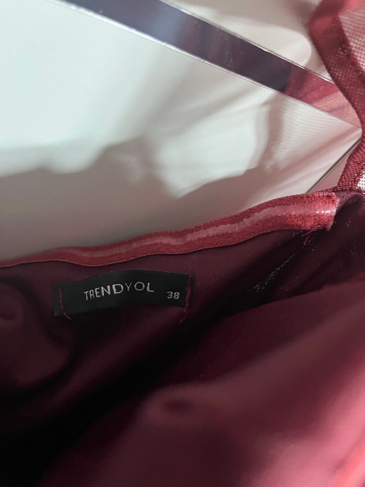 Tül detaylı balık elbise - Görsel 3