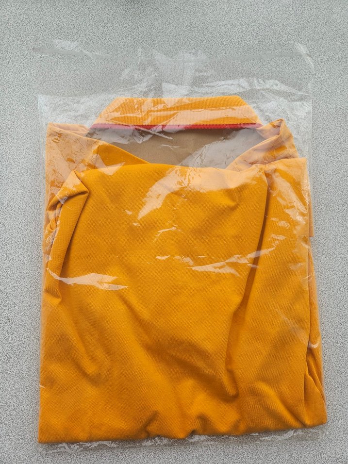 Sarı Kısa Kollu Polo Yaka Tişört - Görsel 2