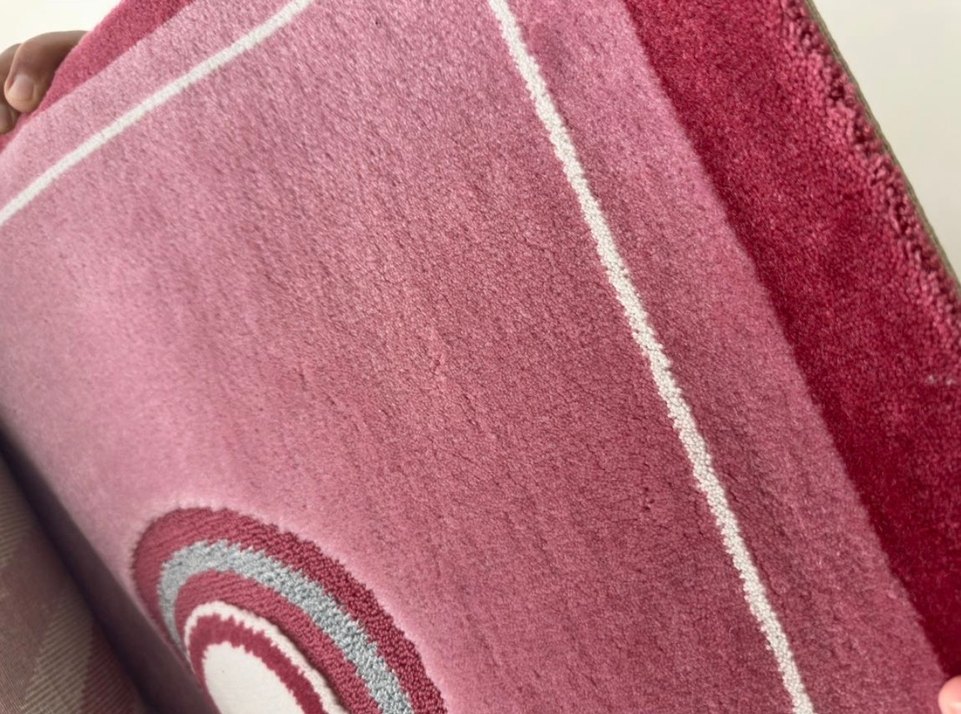 Bordo desenli merinos halı - Görsel 2