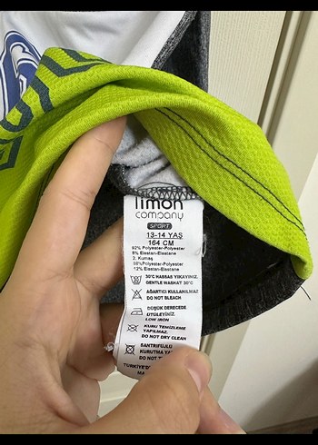 Erkek Çocuk Gri Kapüşonlu Uzun Kollu Sweatshirt - Görsel 3