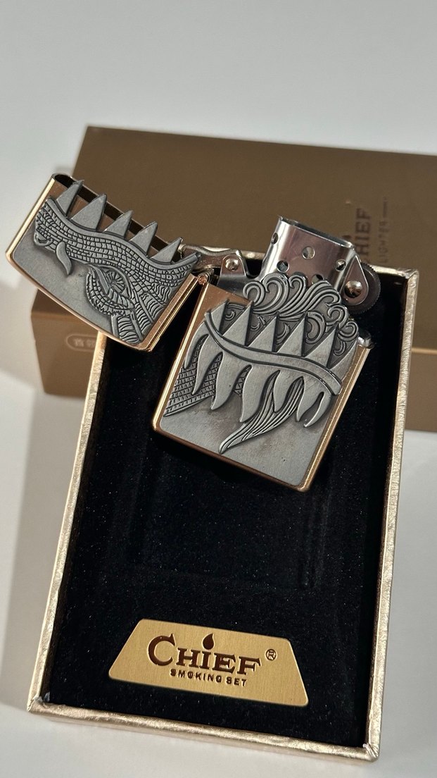 CHİEF DRAGON BENZİNLİ ÇAKMAK - Görsel 2