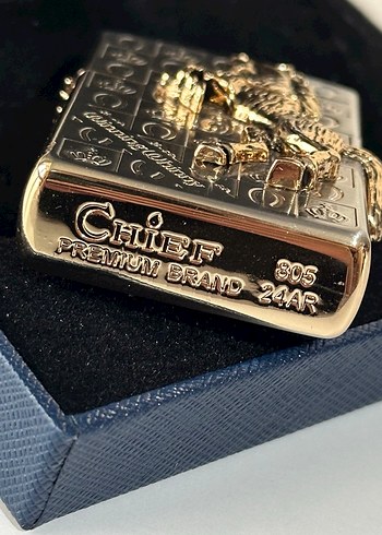 CHİEF HORSE MODEL BENZİNLİ ÇAKMAK - Görsel 5