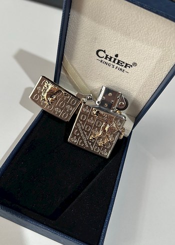 CHİEF HORSE MODEL BENZİNLİ ÇAKMAK - Görsel 4