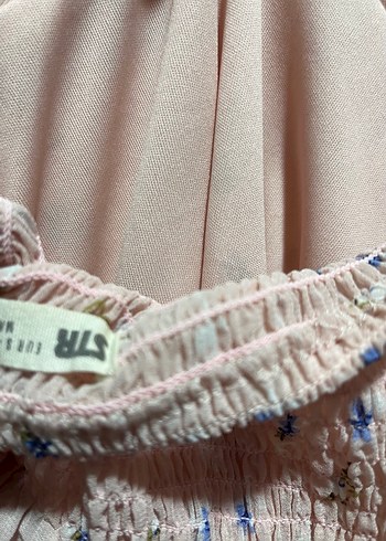 Boyundan Bağlamalı Mini Çiçekli Elbise - Görsel 3