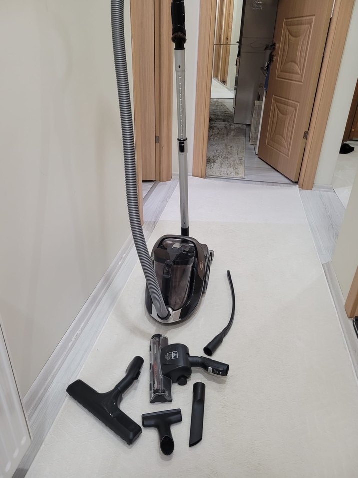 Gri Tefal Toz Torbasız Elektrikli Süpürge - Görsel 5