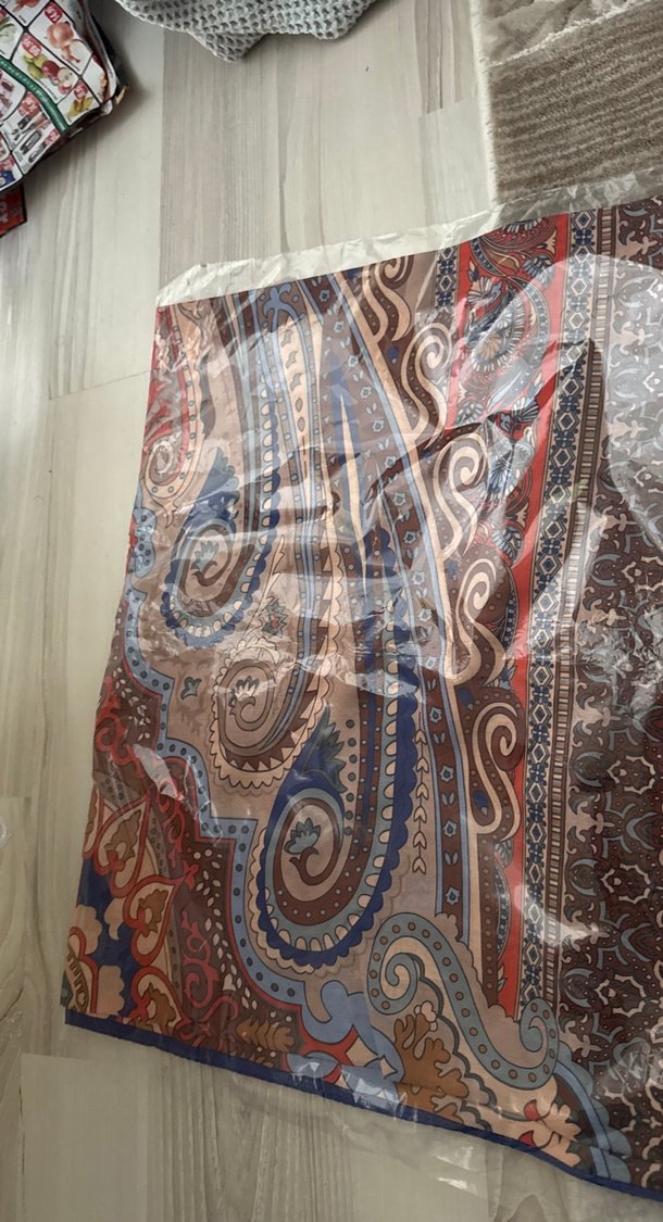 Bohem Çok Renkli Kadın Şal - Görsel 2