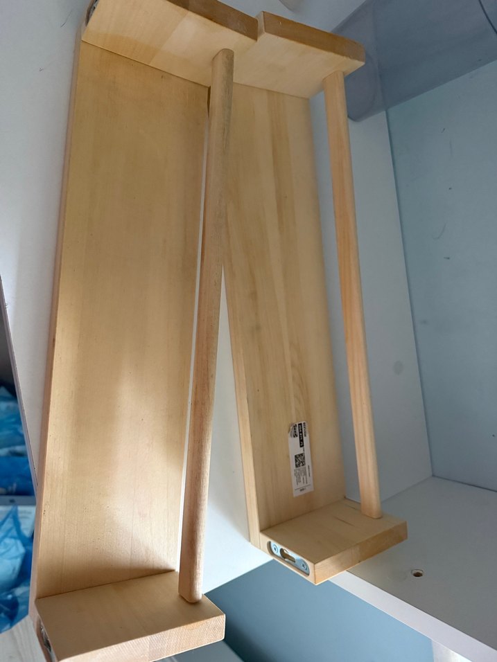 Bej Ahşap Dolap Düzenleyici Raf
 2 ad fiyatıdır - Görsel 2