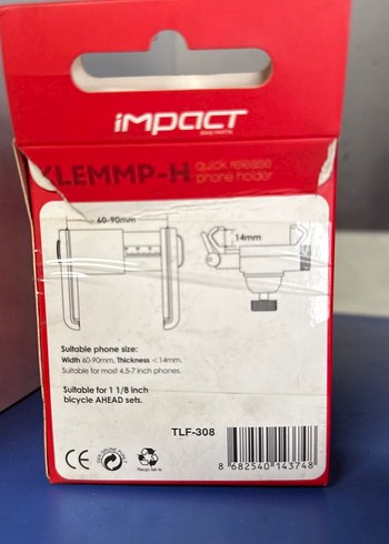 Impact Kırmızı Telefon Tutucu - Görsel 2