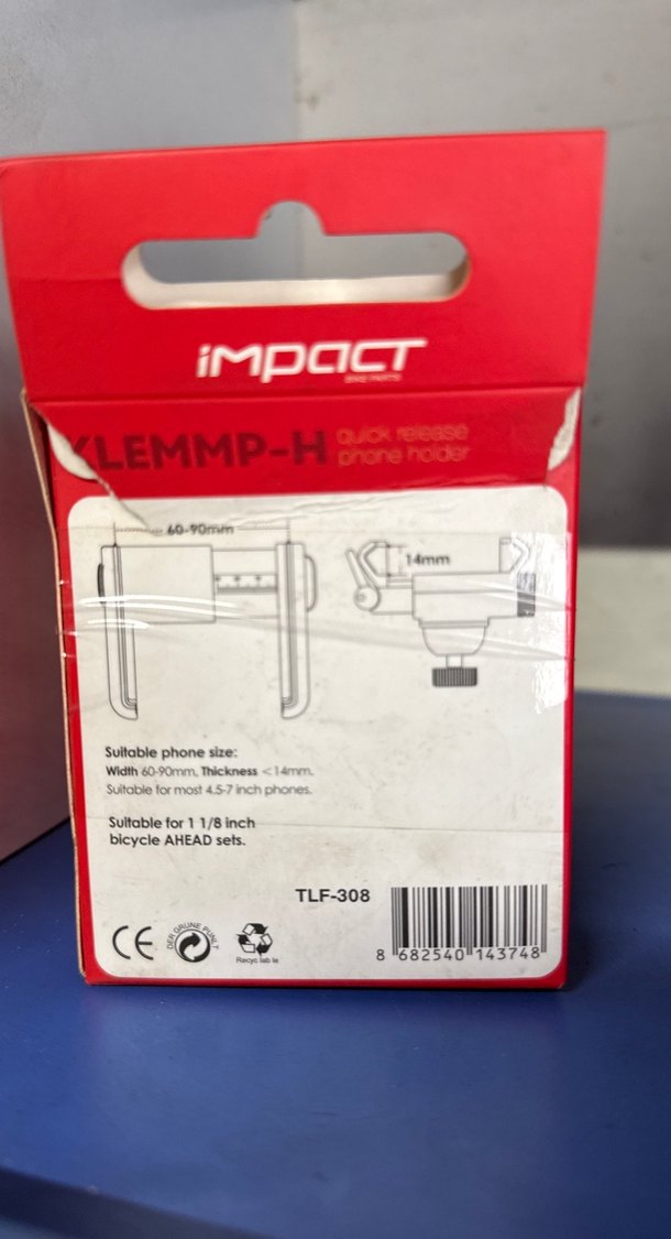 Impact Kırmızı Telefon Tutucu - Görsel 2