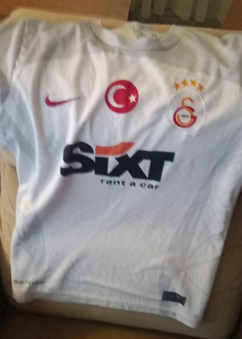 Beyaz Erkek Kısa Kollu Baskılı Forma