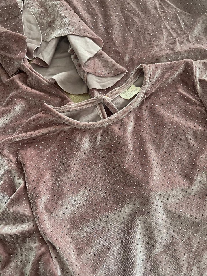 Pembe zara simli badi ü adet fiyatıdır 6 9 10 yaş uyumlu - Görsel 2