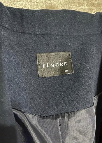 Çiçek Nakışlı Uzun Kadın kaşe kaban - Görsel 4