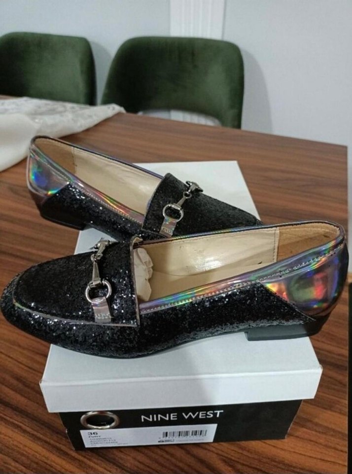 Nine West Çok Renkli Yılan Desenli Kadın Babet - Görsel 4