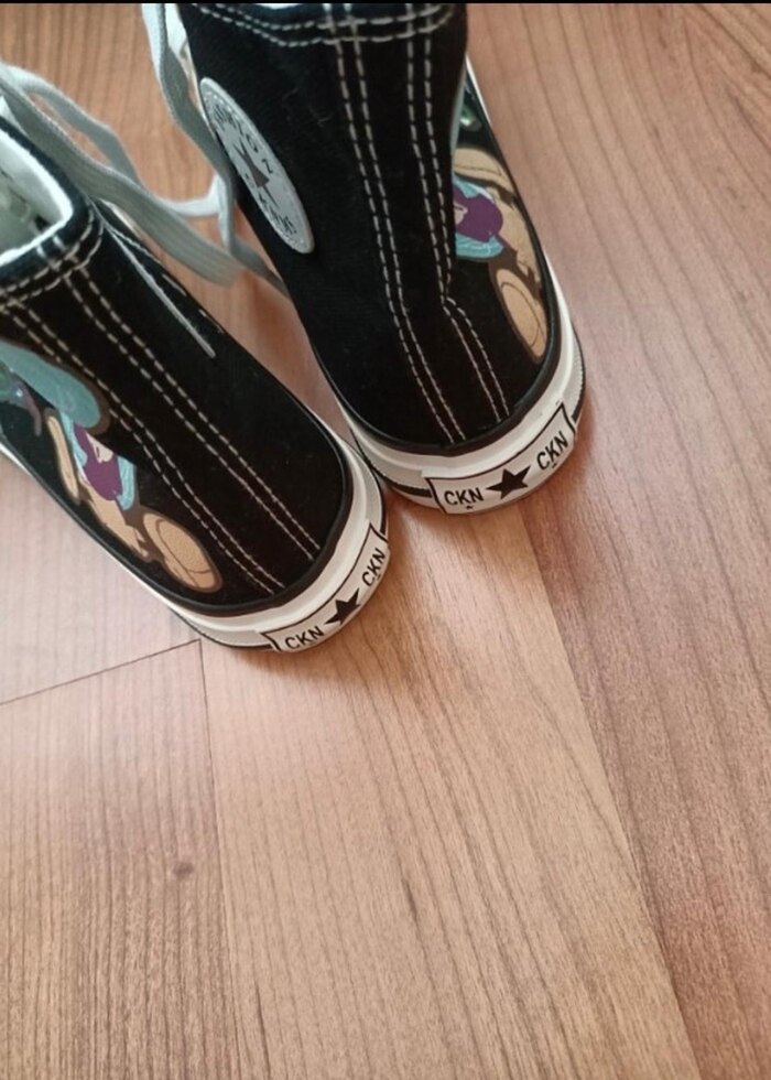 Mickey Mouse Baskılı ithal converse - Görsel 4