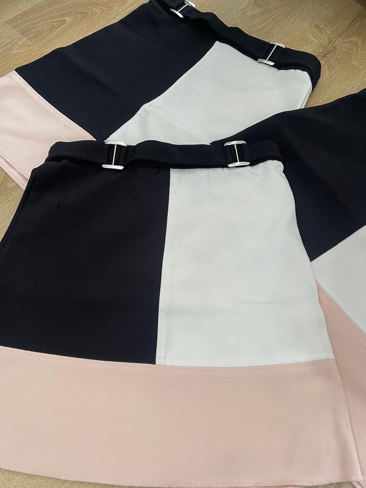 Pembe Renkli Kemer Detaylı çocuk etek 3 adet fiyatı - Görsel 3