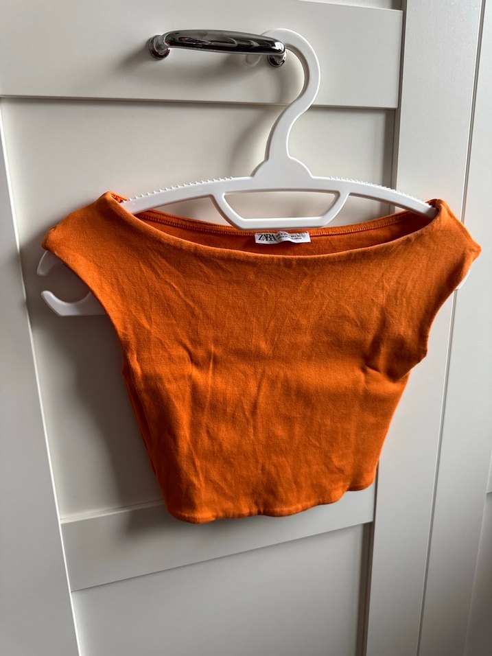 zara crop top - Görsel 3