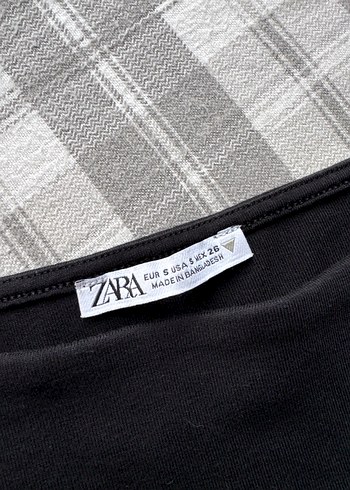 zara crop top - Görsel 2