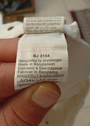 Düğmeli Beyaz Hamile Mini Şort - Görsel 5