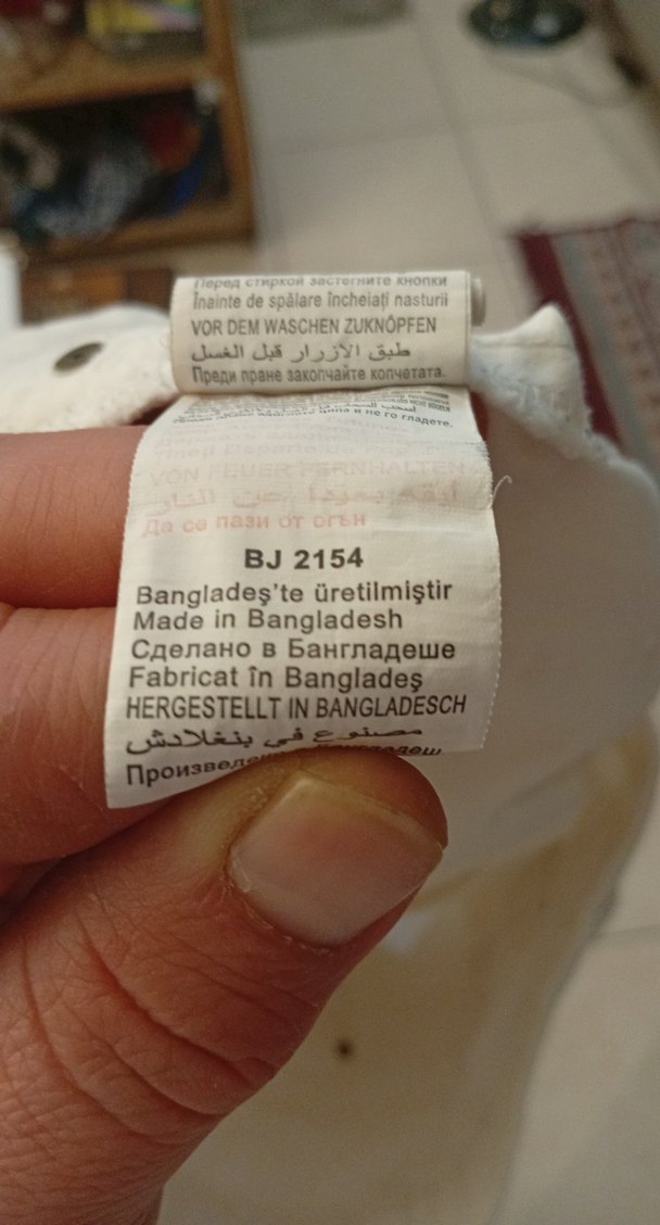 Düğmeli Beyaz Hamile Mini Şort - Görsel 5