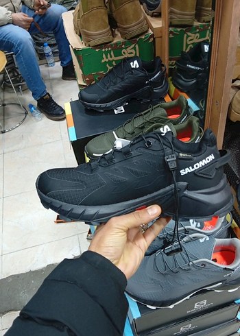 Salamon, columbia Erkek Haki Kamuflaj Spor Ayakkabı Velcro - Görsel 2