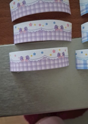 sticker mor ve mavi - Görsel 2