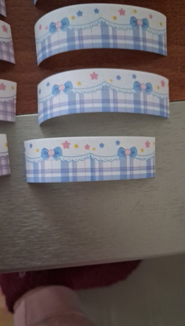 sticker mor ve mavi - Görsel 3