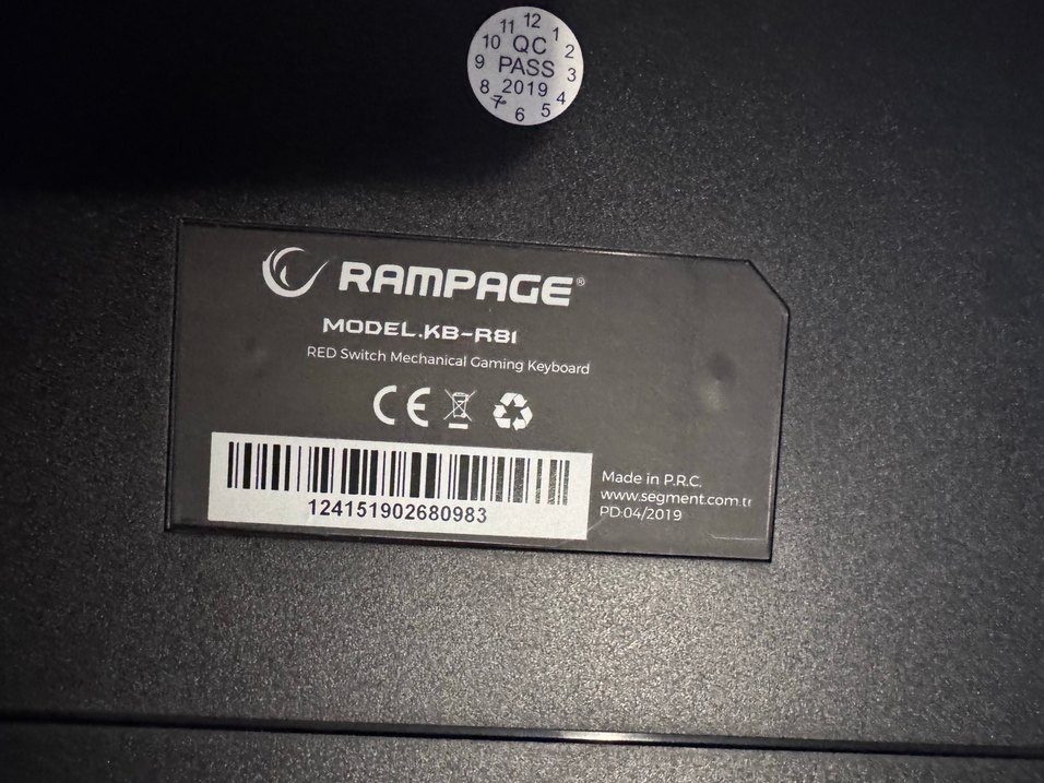 Rampage KB-R81 Red Switch Klavye - Görsel 4